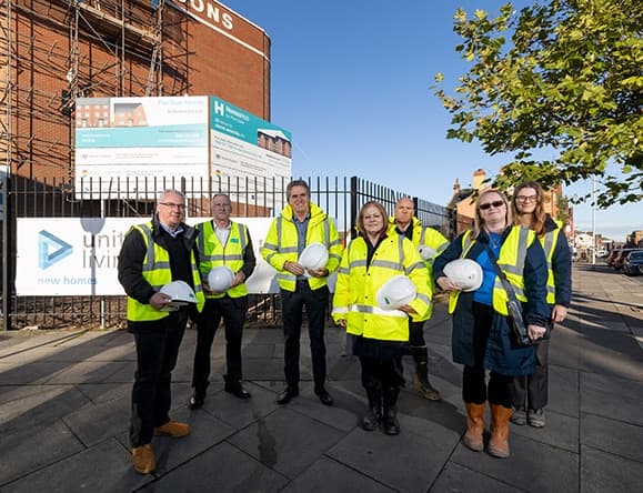 Liverpool City Region Mayor helps to break ground on affordable new homes site