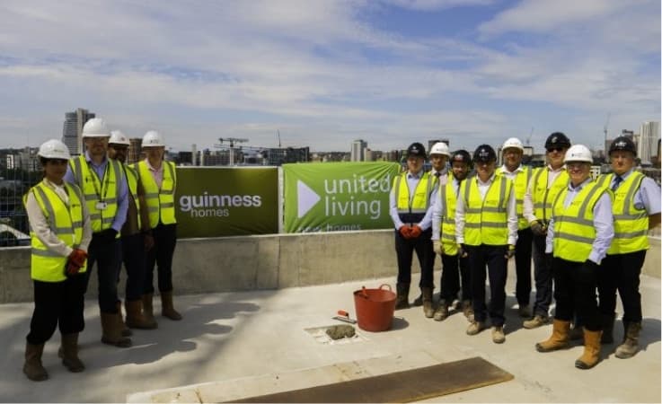 Points Cross development reaches new heights with topping out ceremony