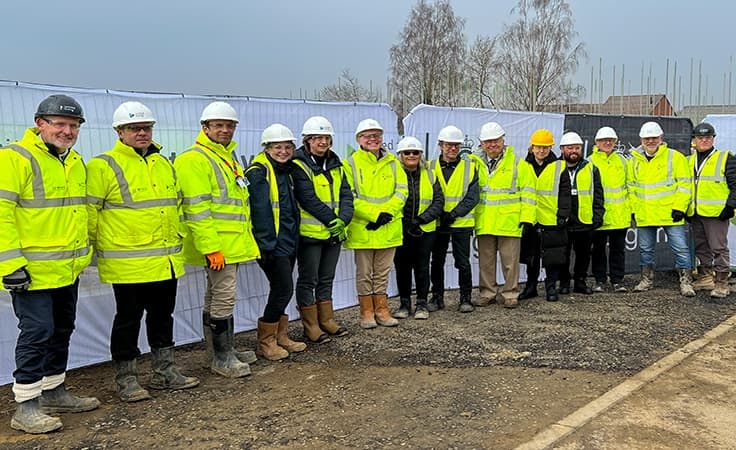 BREE Construction celebrates start of works on new affordable housing development in Northampton