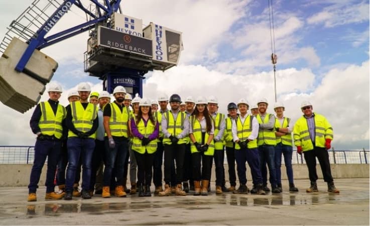 BREE Construction celebrates topping out ceremony for £50m "Oldfield Wharf" build to rent neighbourhood